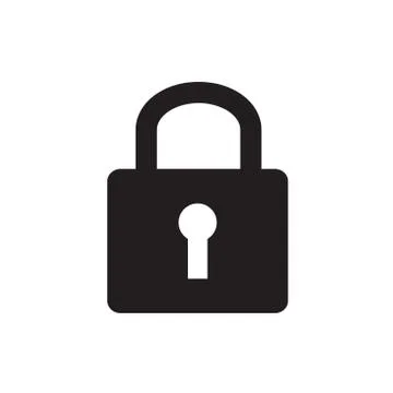 A padlock isolated against a white background イラスト素材