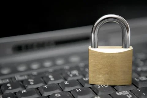 Padlock on Laptop Photos