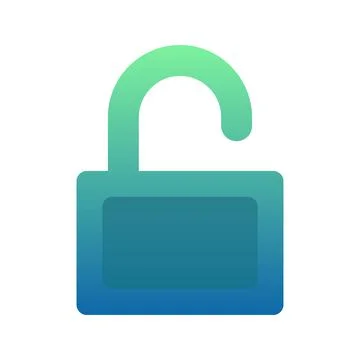 Padlock logo element design template icon Stock Illustration