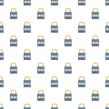 Padlock pattern representing data protection and cyber security 스톡 일러스트