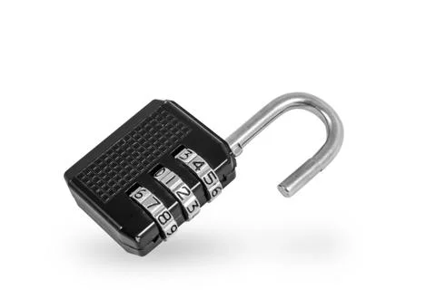 Padlock with security code Foto stock