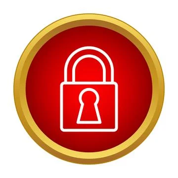 Padlock security icon protecting digital privacy and data 스톡 일러스트