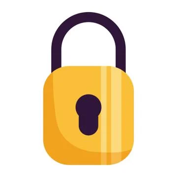 Padlock security protection vector illustration Stock Illustration