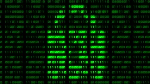 Padlock symbol at binary code background Stockbeeldmateriaal 115130526