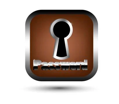 Padlock – Vector icon Stock Illustration