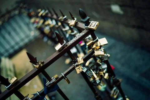 Padlocks in Florence Stock Photos