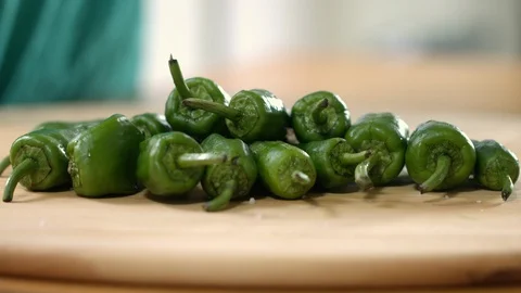 Padron peppers Stock Footage 88243049