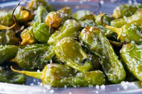 Padron peppers Stock Photos