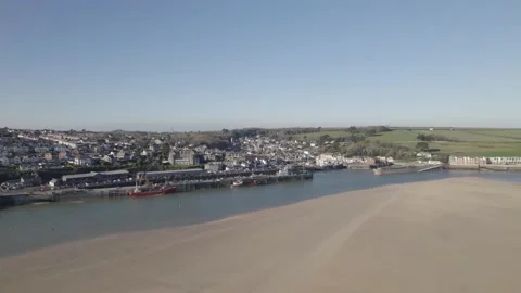Padstow, Cornwall 4K Drone Footage Stock Footage 172618393
