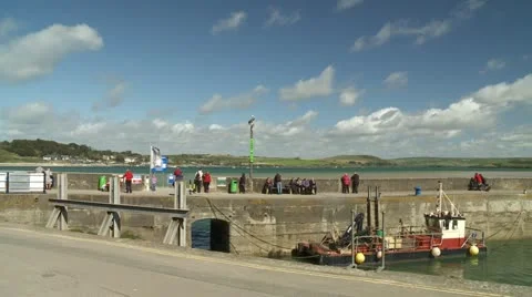 Padstow Harbour 库存影片 21907010