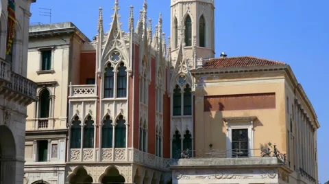 Padua - Caffe' Pedrocchi - Motion view Stock Footage 65204402