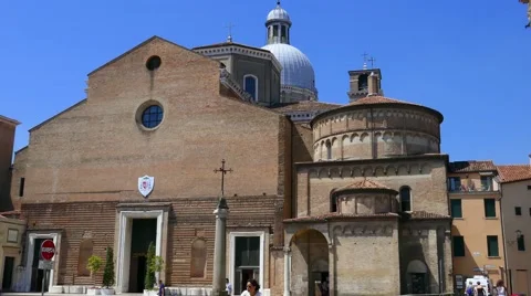 Padua - The Cathedral - Motion view Stock Footage 65199425
