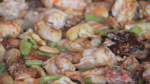 Paella Chicken Stock Footage 4966663