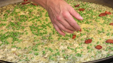 Paella dish 스톡 동영상 115759105