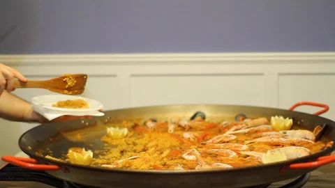 Paella Stock Footage 124170545