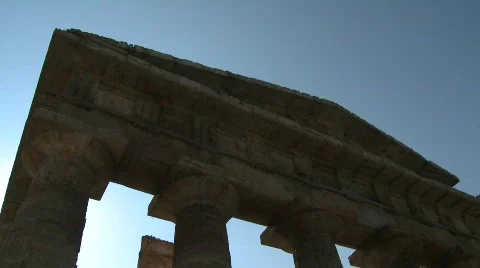 Paestum Columns 2 Stock Footage 791961