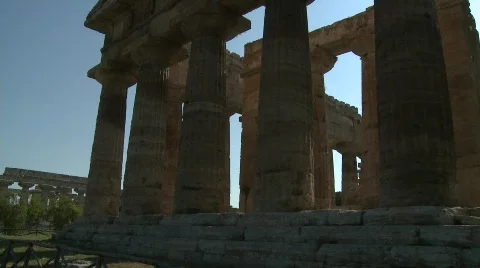 Paestum Columns 3 Video stock 791958