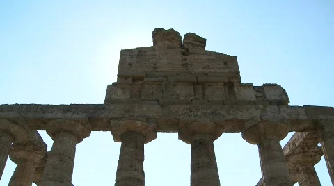 Paestum Doric Temple Stock-Footage 791865