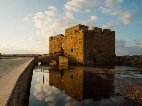 Pafos Castle Stockbeeldmateriaal 72829902