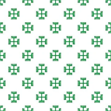 Pagan ancient symbol pattern seamless Stock Illustration