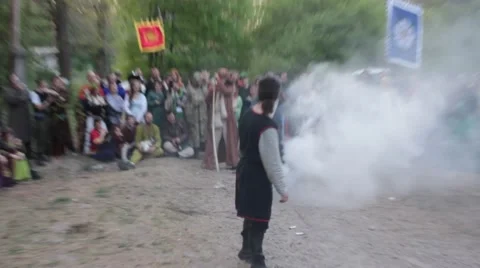 The pagan games - theatrical performance (part 2) Video stock 40530905
