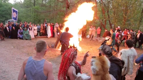 The pagan games - theatrical performance (part 3) Video stock 40533027