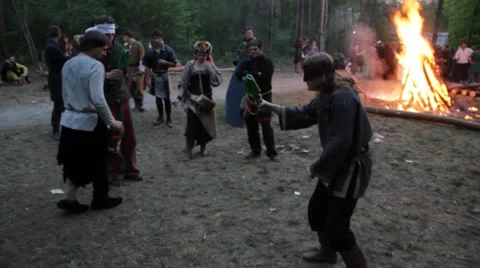 The pagan games - theatrical performance (part 5) Video stock 40538414