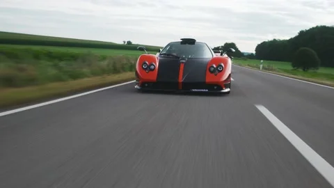Pagani Zonda Cinque Stock Footage 229995138