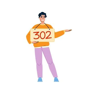 Page 302 redirect vector 库存插图