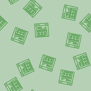 Page authority seo line vector seamless pattern Illustrazione stock