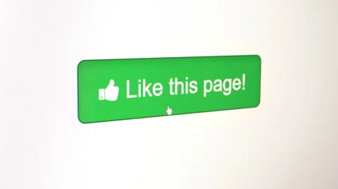 Like this page Button Stock Footage 68573643
