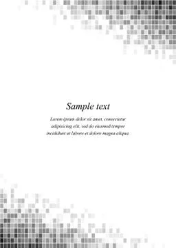Page corner design template Stock Illustration