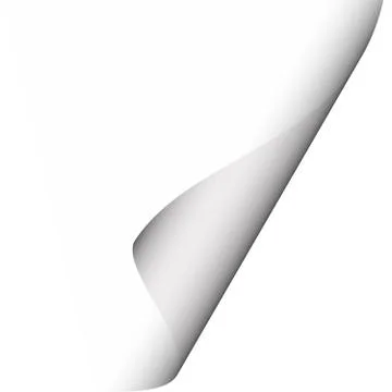 Page Curl Stock Illustration