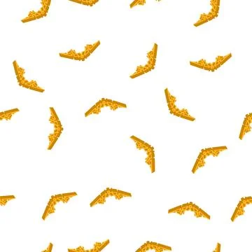 Page decoration corner isometric icon seamless pattern 스톡 일러스트