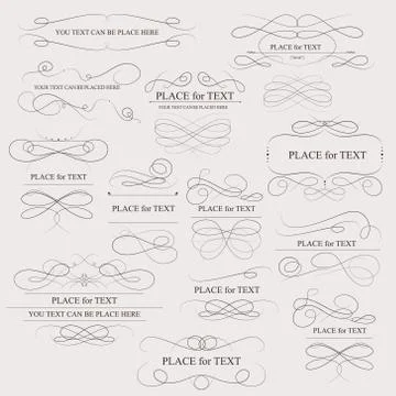 Page decoration. Stock Illustration