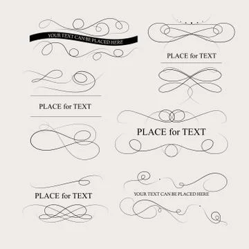 Page decoration. Stock Illustration