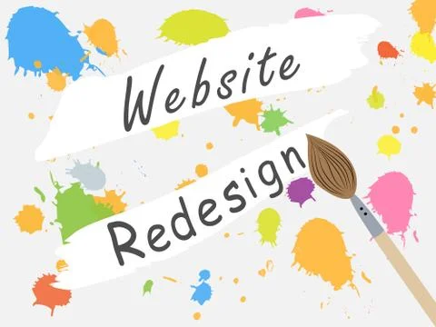 Page design site closed for redesign. Changing the design of the site. Work o Illustration