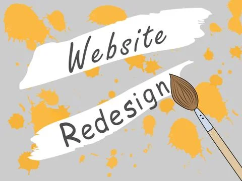 Page design site closed for redesign. Changing the design of the site. Work o Illustration