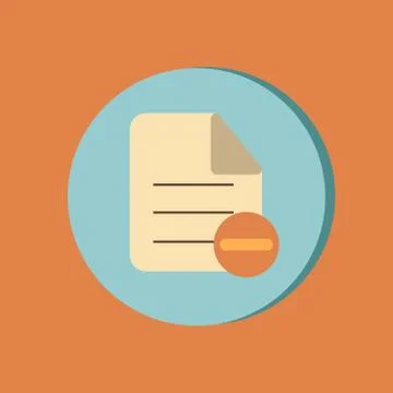 Page document sign 스톡 일러스트