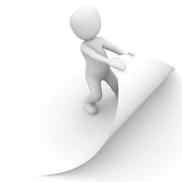 Page Stock Illustration