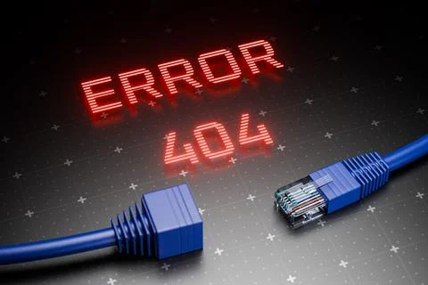 Page loading error. 404 error page concept ("Page Not Found"). Unknown page. Ilustración de archivo