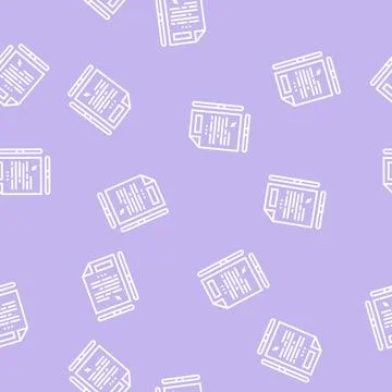 Page navigation scroll line seamless pattern Illustrazione stock