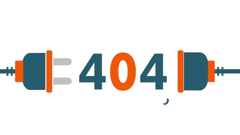 Page Not Found 404 Error webpage website error Animation Stock Footage 241831773