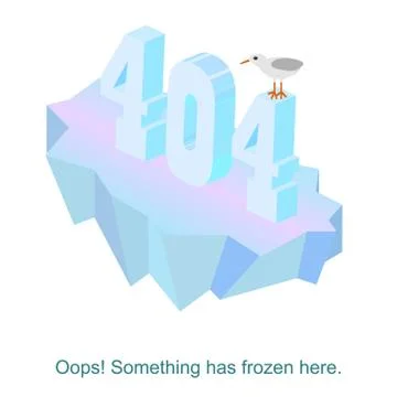 Page not found 404 error message vector illustration Stock Illustration