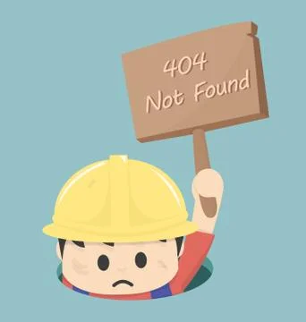 Page not found 404 error Stock Illustration