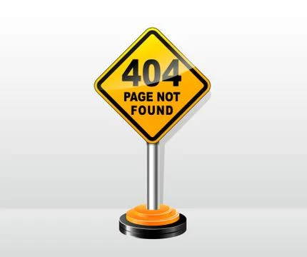 Page not found concept Stock Illustration