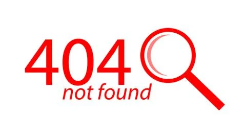 Page Not Found Error 404 Flat illustration 库存插图