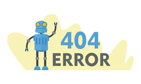 Page Not Found Error 404. Vector layout template Stock Illustration