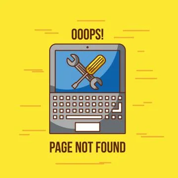 Page not found Stockillustratie