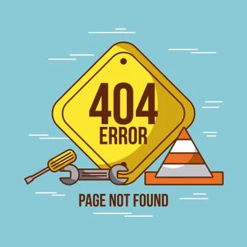 Page not found Stock Illustration